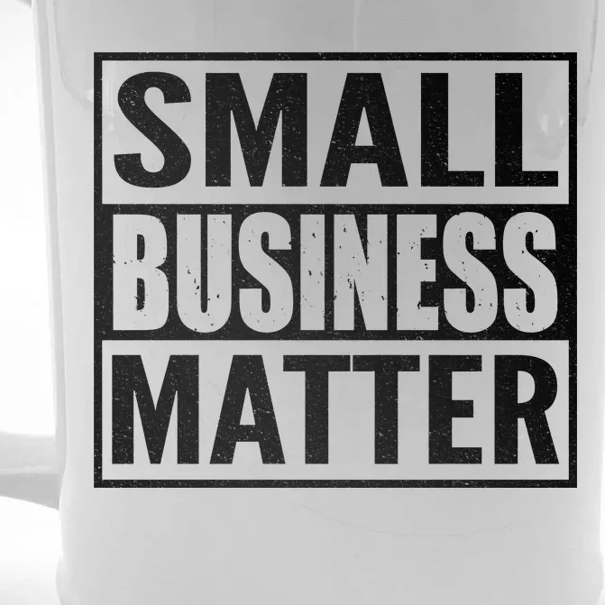 Small Business Matter Front & Back Beer Stein