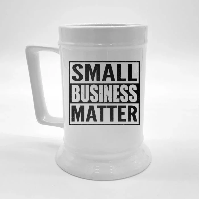 Small Business Matter Front & Back Beer Stein