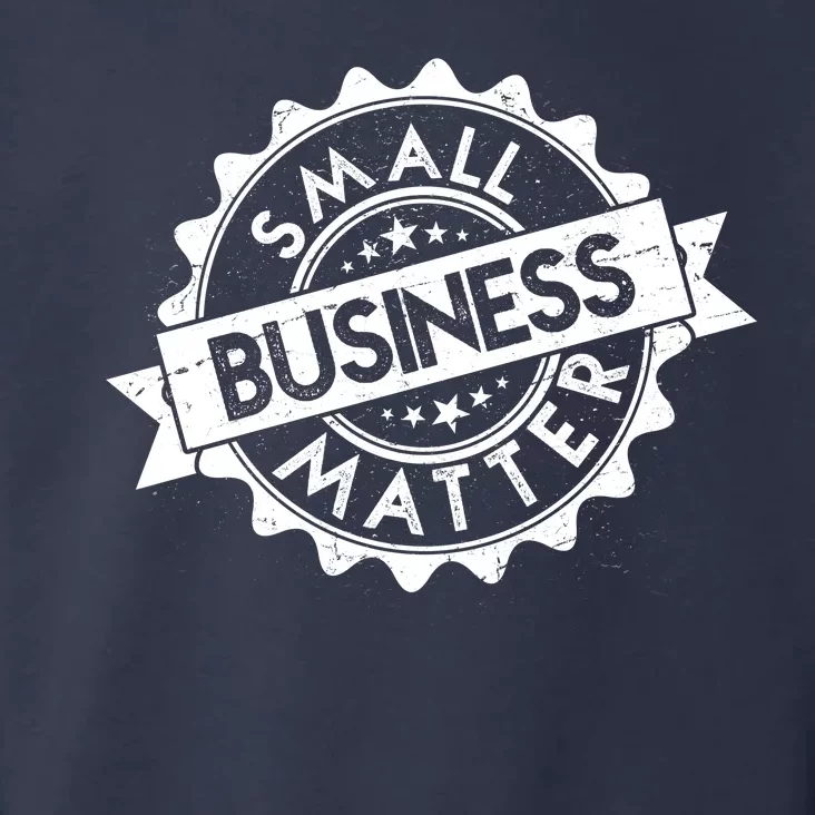 Small Business Matter Stamp Emblem Toddler Hoodie