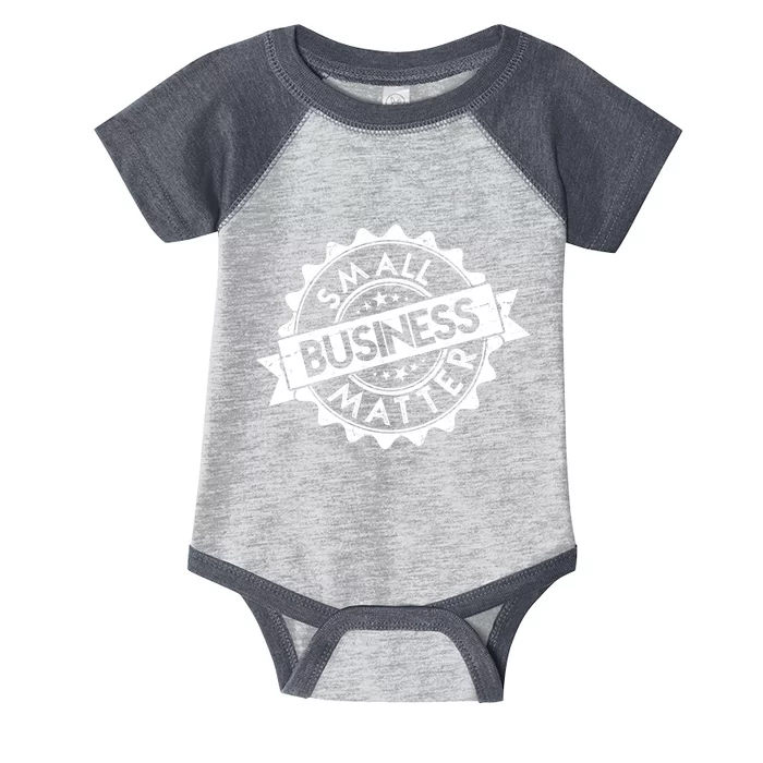 Small Business Matter Stamp Emblem Infant Baby Jersey Bodysuit