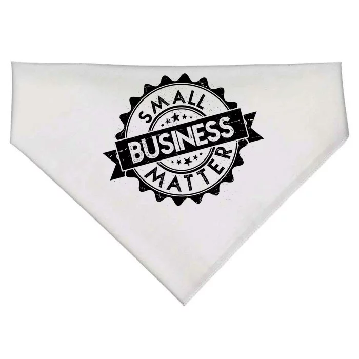 Small Business Matter Stamp Emblem USA-Made Doggie Bandana