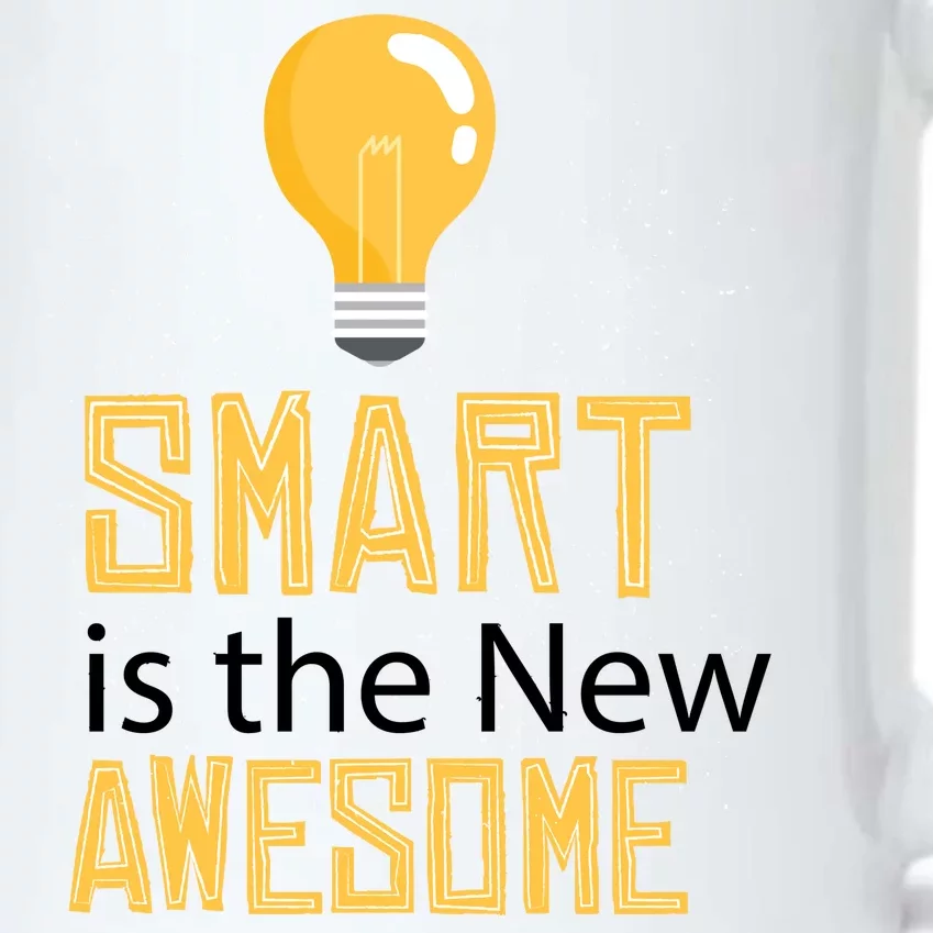 Smart Is Awesome Black Color Changing Mug