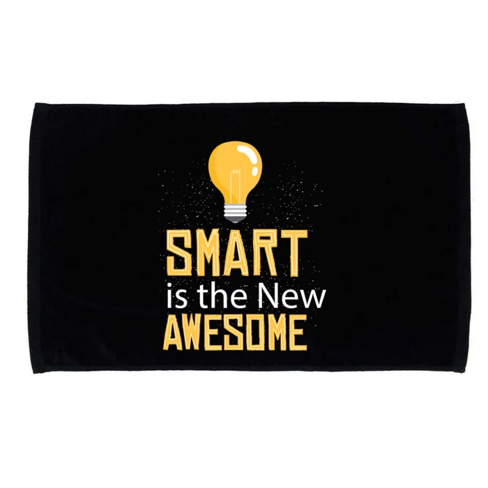 Smart Is Awesome Microfiber Hand Towel