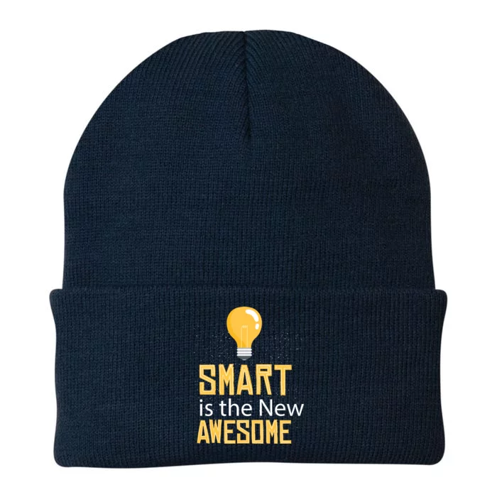 Smart Is Awesome Knit Cap Winter Beanie