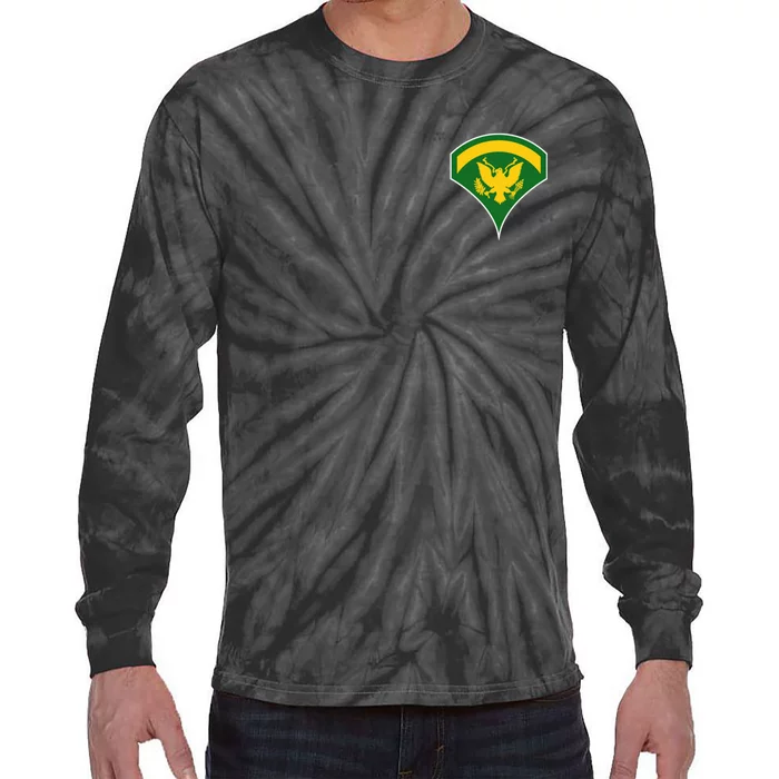 Specialist Military Badge Tie-Dye Long Sleeve Shirt