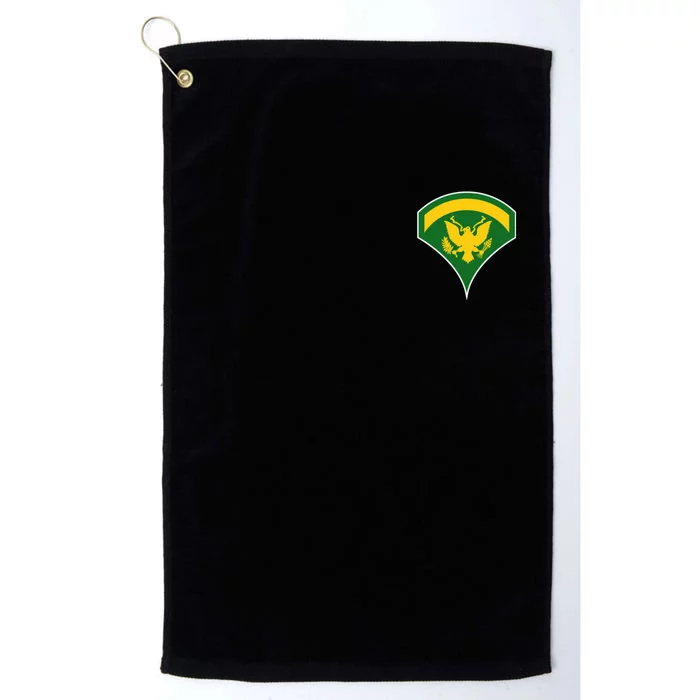 Specialist Military Badge Platinum Collection Golf Towel