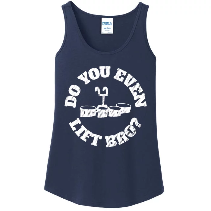 School Marching Band Tenor Drums Funny Drummer Ladies Essential Tank