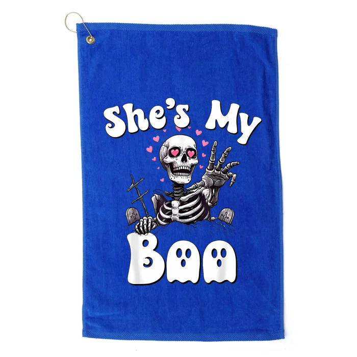 SheS My Boo Matching Halloween Pajama Couples HeS My Boo Platinum Collection Golf Towel