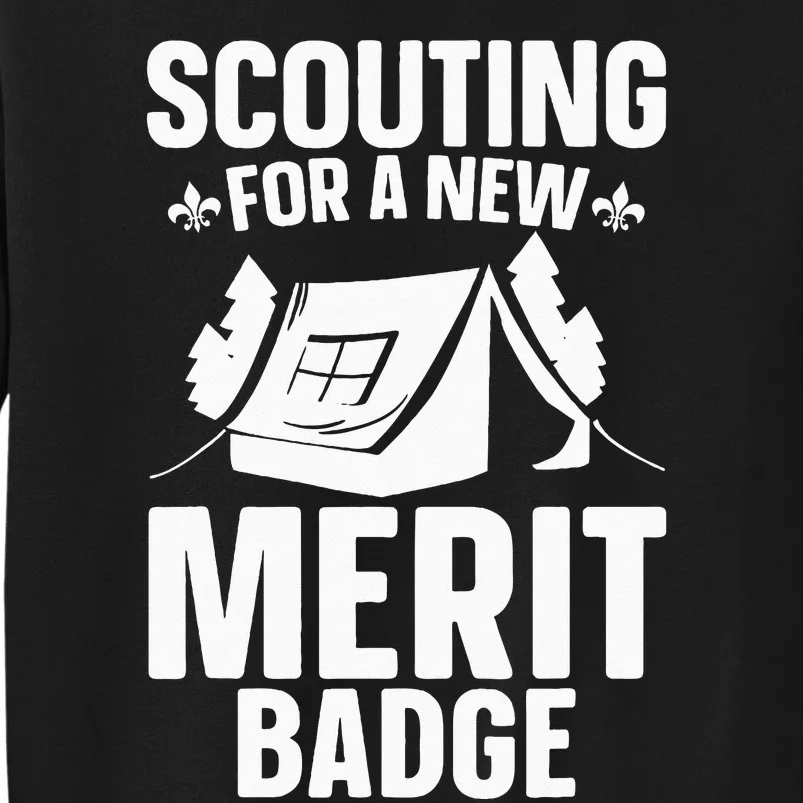 Scouting Merit Badge Wilderness Uniform Nature Scout Tall Sweatshirt