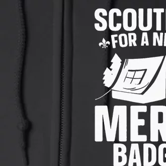 Scouting Merit Badge Wilderness Uniform Nature Scout Full Zip Hoodie