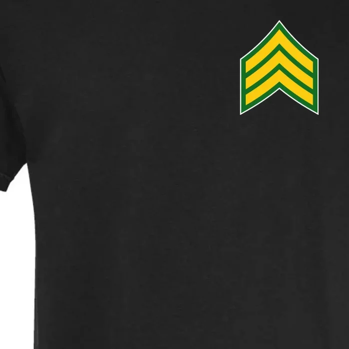 Sergeant Military Badge Garment-Dyed Heavyweight T-Shirt