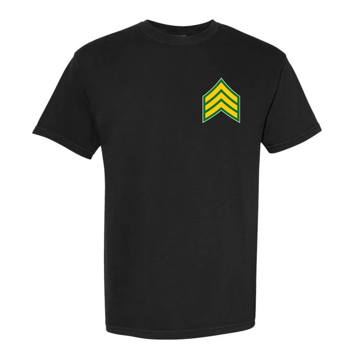 Sergeant Military Badge Garment-Dyed Heavyweight T-Shirt