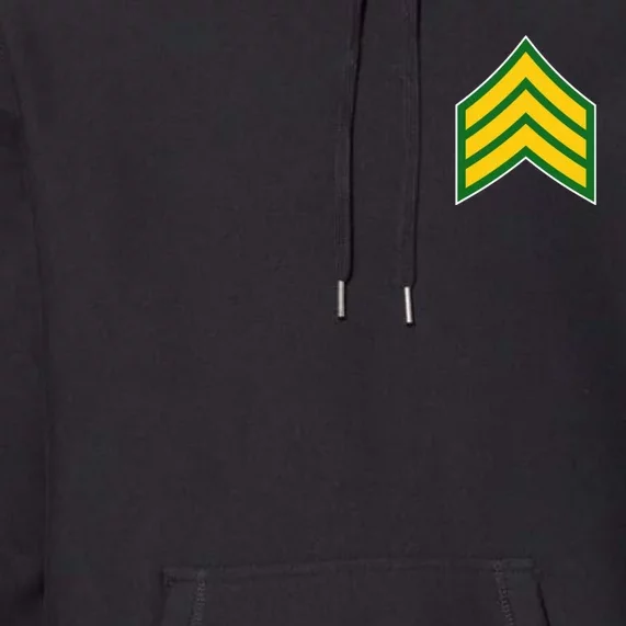 Sergeant Military Badge Premium Hoodie