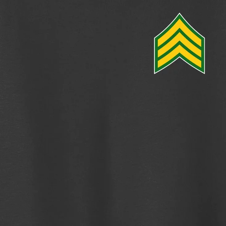 Sergeant Military Badge Toddler T-Shirt