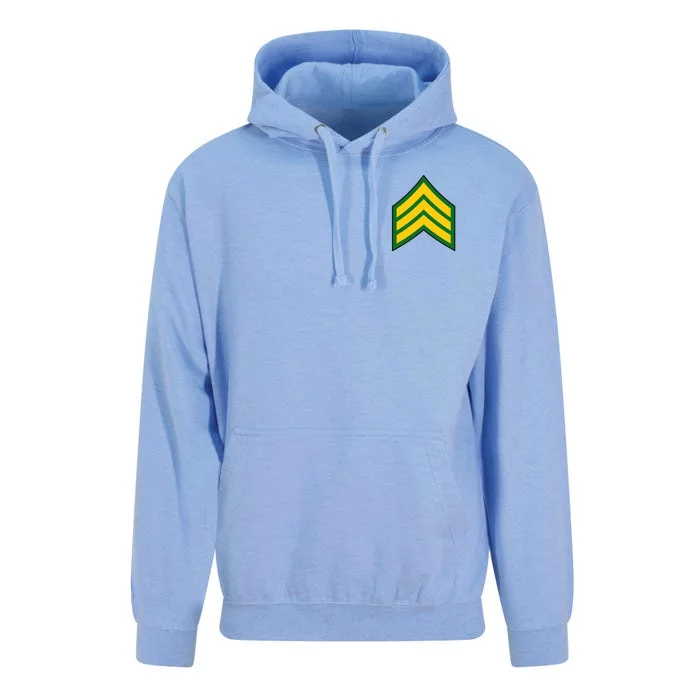 Sergeant Military Badge Unisex Surf Hoodie