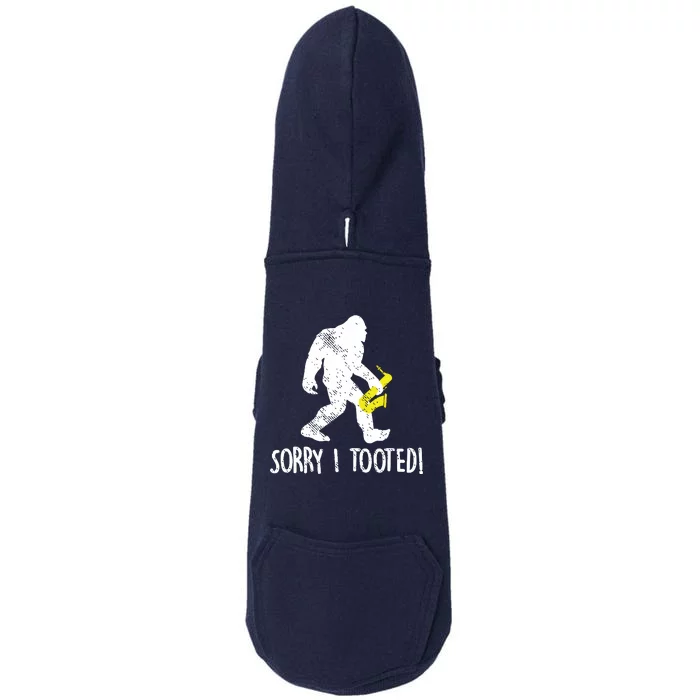 School Marching Band Sax Player Funny Saxophone Doggie 3-End Fleece Hoodie