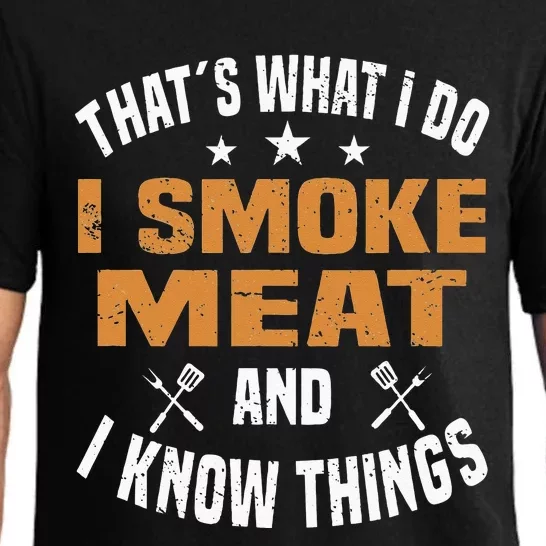 Smoking Meat BBQ Grilling Smoker Smoked Meat Pajama Set