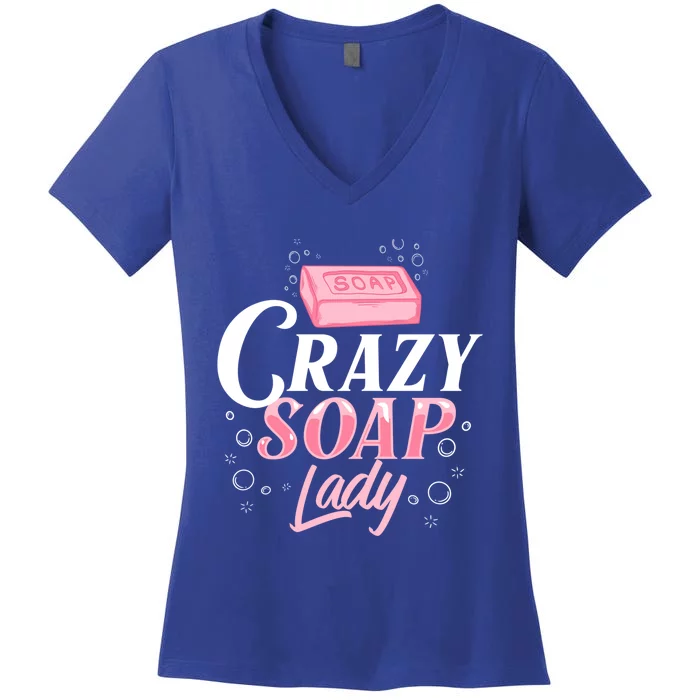 Soap Making Beginner Natural Soap Maker Gift Women's V-Neck T-Shirt