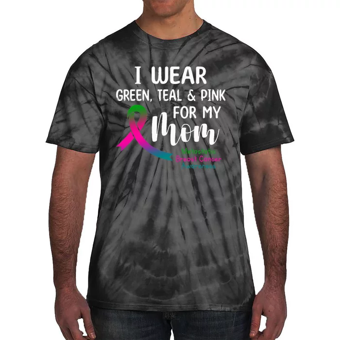 Support Metastatic Breast Cancer Awareness Pink Ribbon Tie-Dye T-Shirt