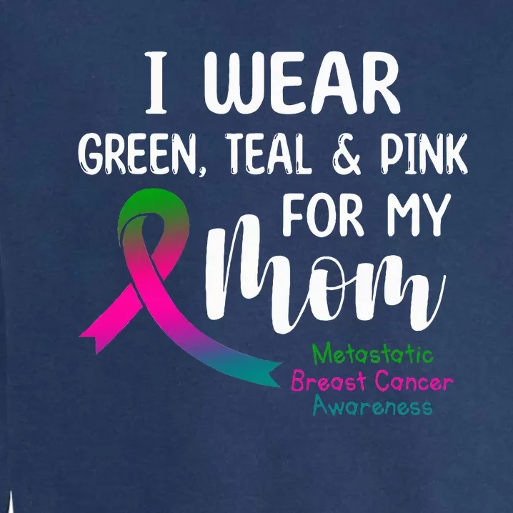 Support Metastatic Breast Cancer Awareness Pink Ribbon Garment-Dyed Sweatshirt