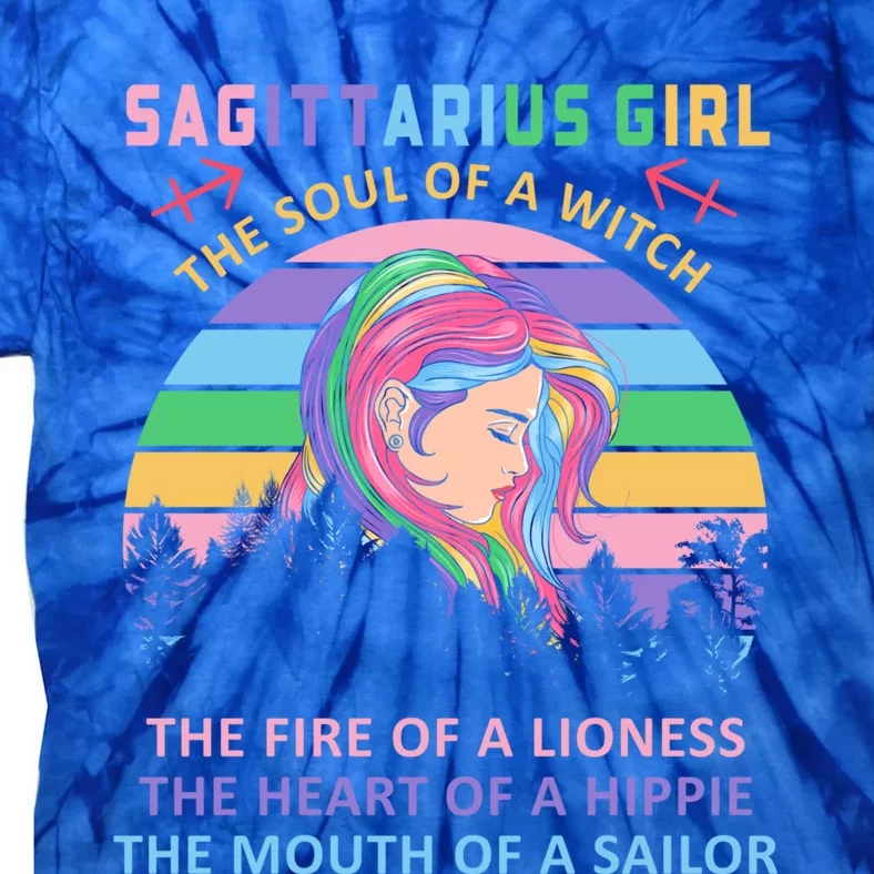 Sagittarius Meme Birthday Gift Cool Gift Tie-Dye T-Shirt