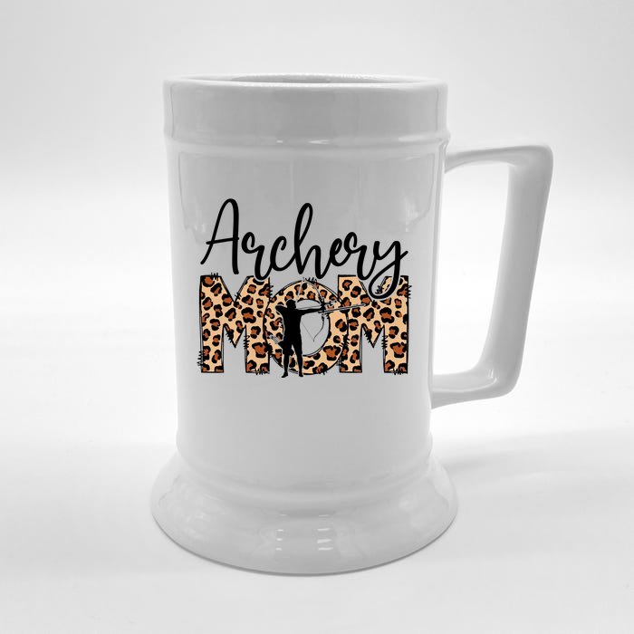 Sports Mom Bundle Archery Front & Back Beer Stein