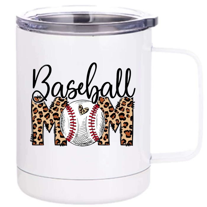 Sports Mom Bundle Baseball Front & Back 12oz Stainless Steel Tumbler Cup