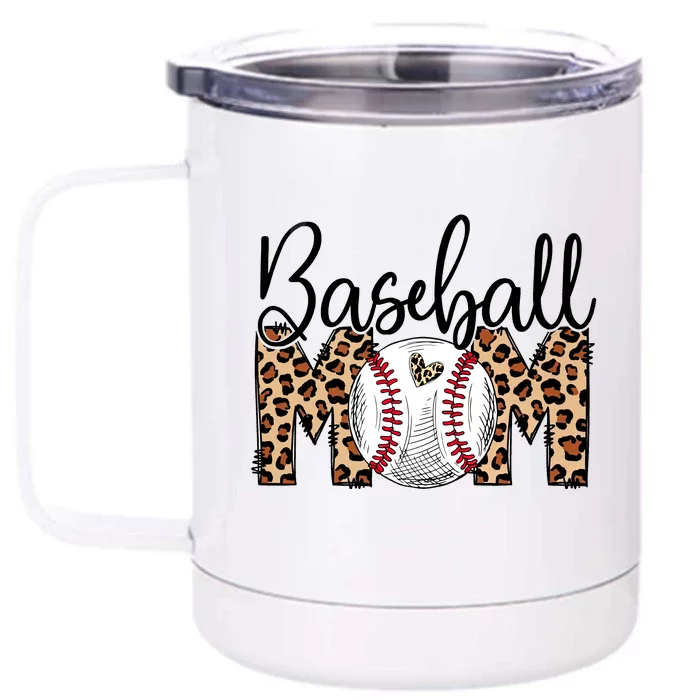 Sports Mom Bundle Baseball Front & Back 12oz Stainless Steel Tumbler Cup