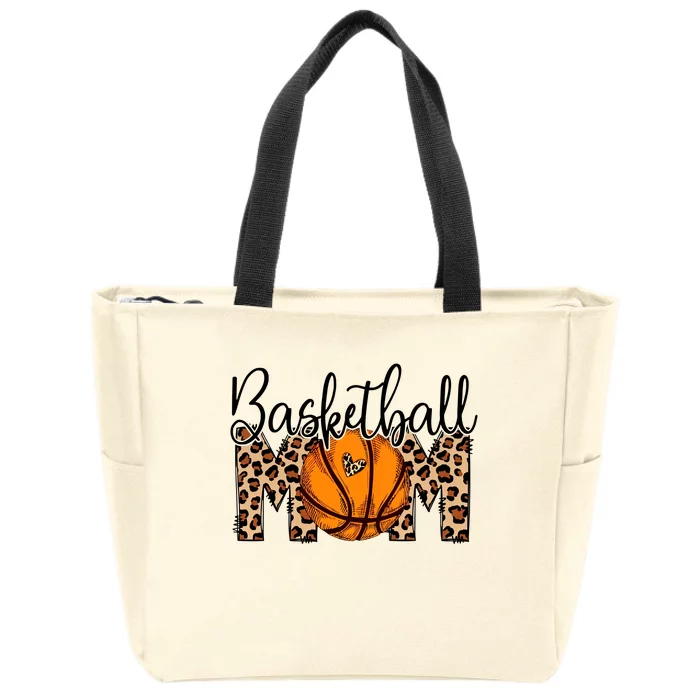 Sports Mom Bundle Basketball Zip Tote Bag