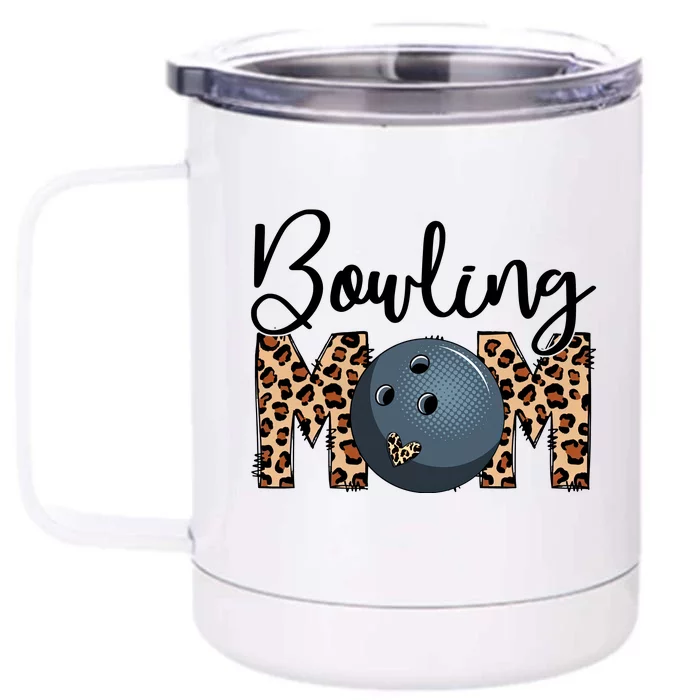 Sports Mom Bundle Bowling Front & Back 12oz Stainless Steel Tumbler Cup