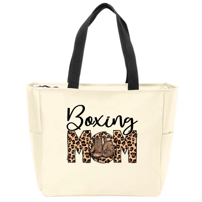 Sports Mom Bundle Boxing Zip Tote Bag