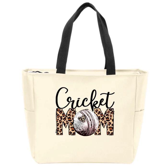 Sports Mom Bundle Cricket Zip Tote Bag