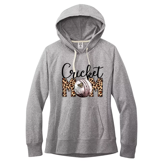 Sports Mom Bundle Cricket Women's Fleece Hoodie