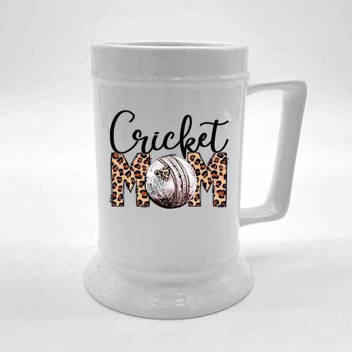 Sports Mom Bundle Cricket Front & Back Beer Stein