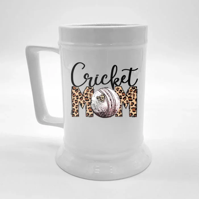 Sports Mom Bundle Cricket Front & Back Beer Stein