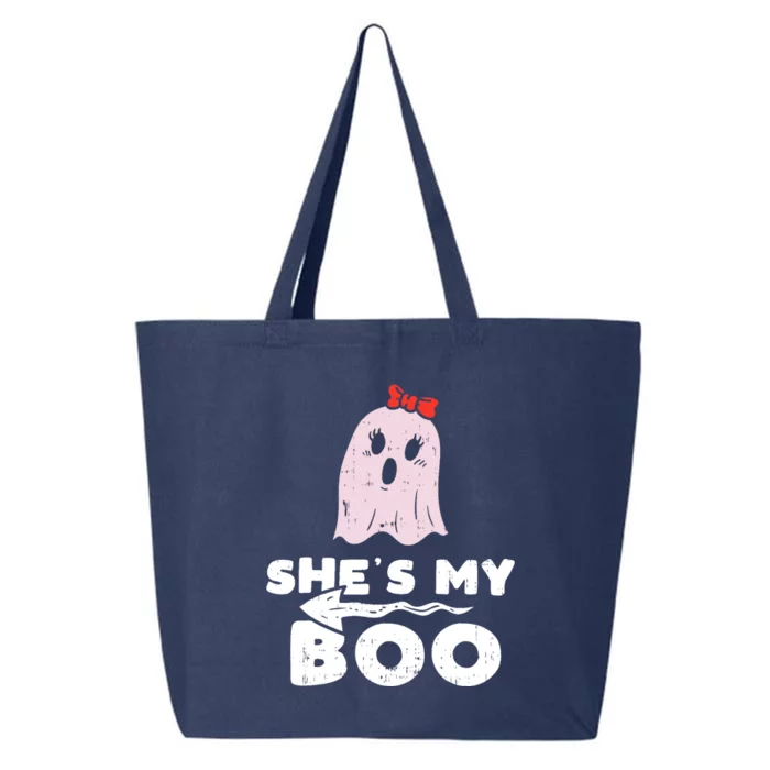 Shes My Boo Cute Matching Couple Halloween Costume Boyfriend 25L Jumbo Tote