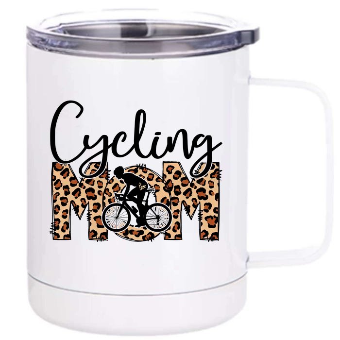 Sports Mom Bundle Cycling Front & Back 12oz Stainless Steel Tumbler Cup