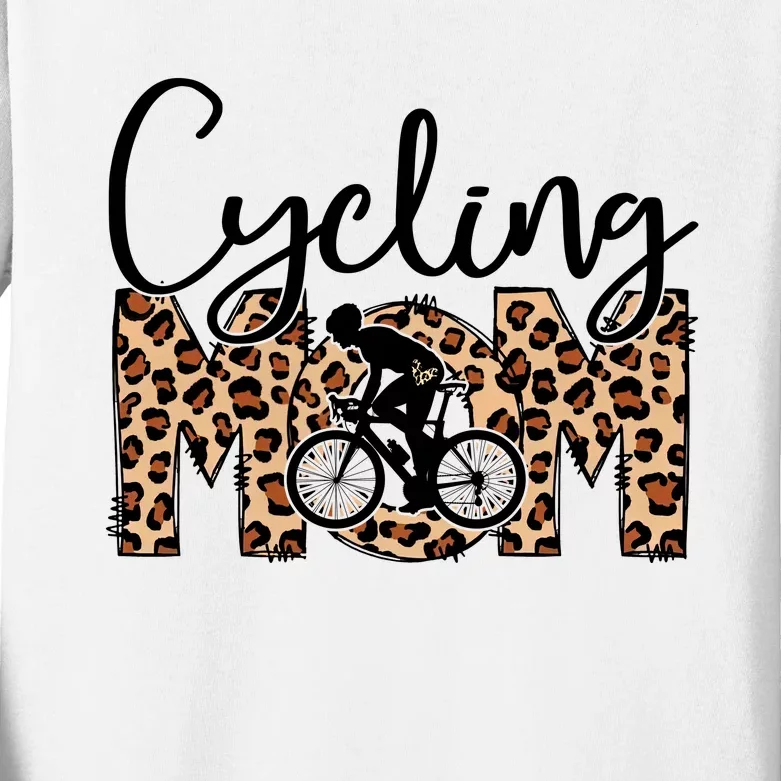 Sports Mom Bundle Cycling Kids Long Sleeve Shirt