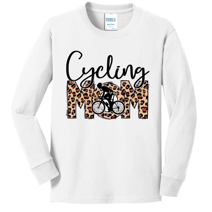 Sports Mom Bundle Cycling Kids Long Sleeve Shirt