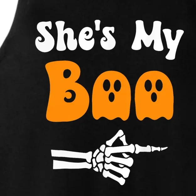 SheS My Boo Matching Halloween Pajama Couples SheS My Boo Ladies Tri-Blend Wicking Tank