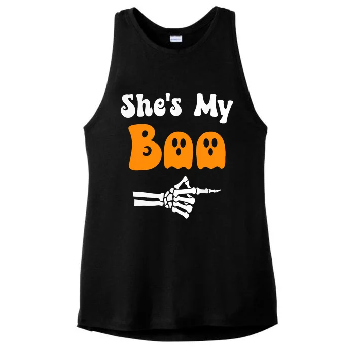 SheS My Boo Matching Halloween Pajama Couples SheS My Boo Ladies Tri-Blend Wicking Tank