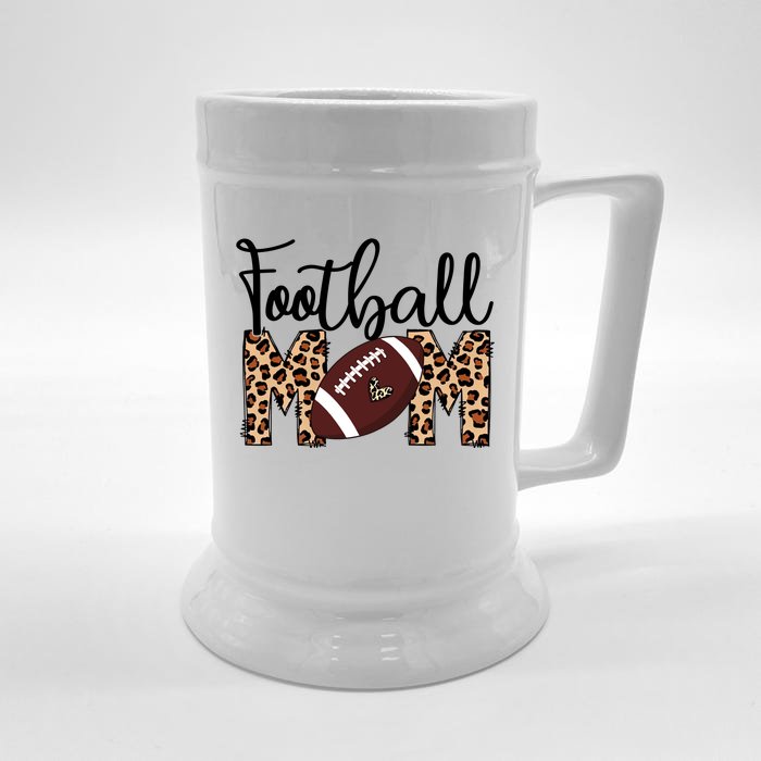 Sports Mom Bundle Football Front & Back Beer Stein