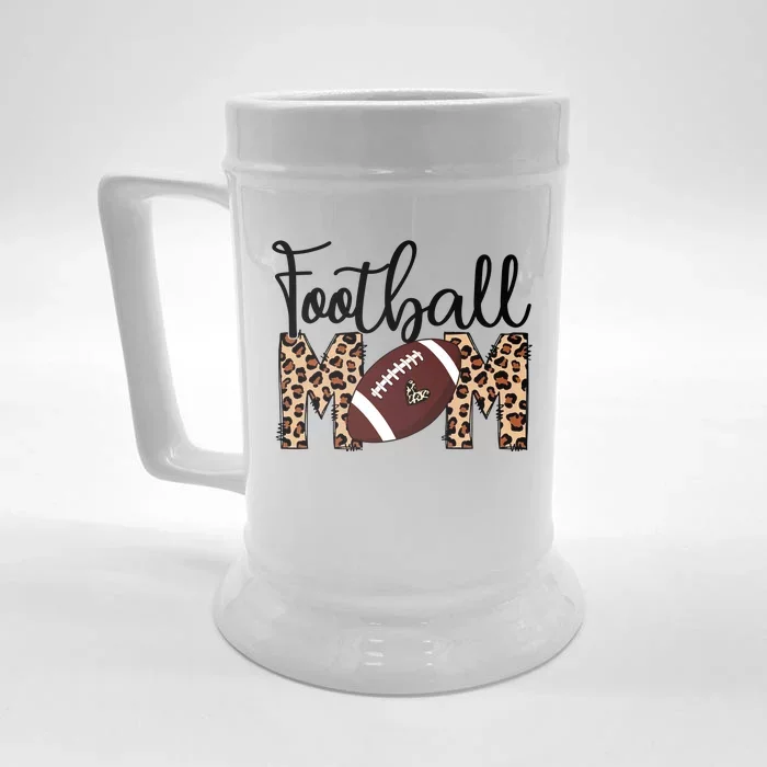 Sports Mom Bundle Football Front & Back Beer Stein