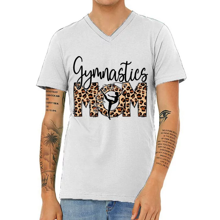 Sports Mom Bundle Gymnastics V-Neck T-Shirt