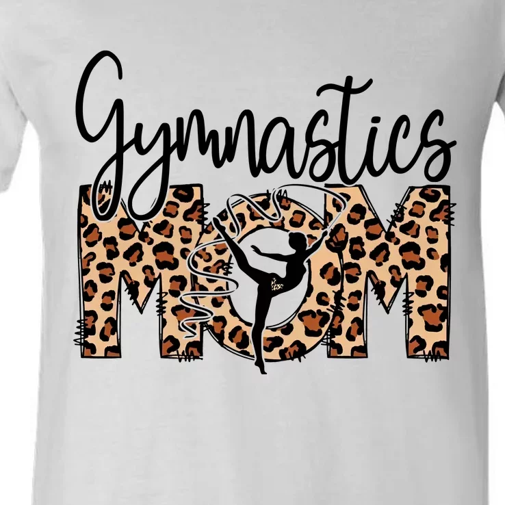 Sports Mom Bundle Gymnastics V-Neck T-Shirt