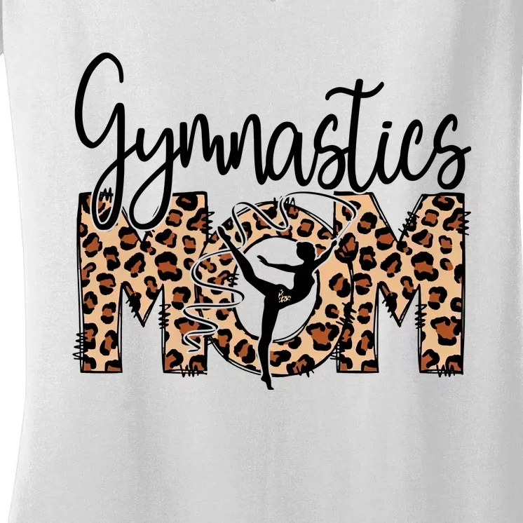 Sports Mom Bundle Gymnastics Women's V-Neck T-Shirt