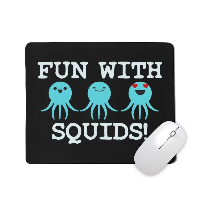 Squid Marine Biologist Teacher Student Gift Mousepad