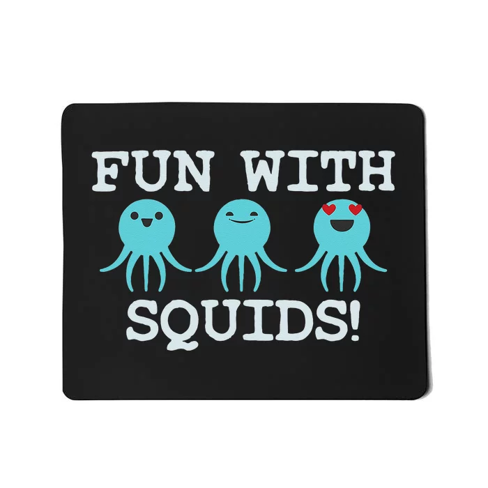 Squid Marine Biologist Teacher Student Gift Mousepad