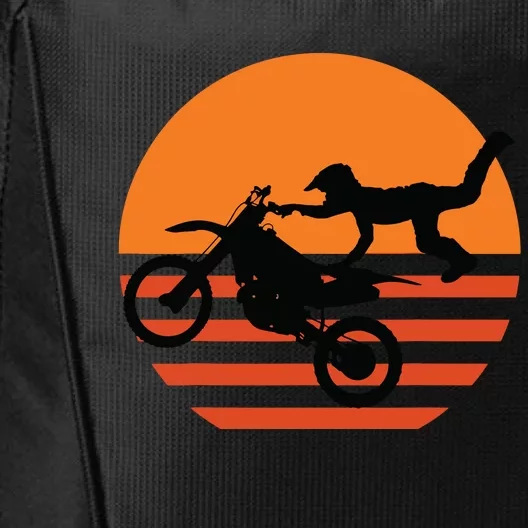 Supercross Motocross Brap Dirt Bike Rider Tee City Backpack