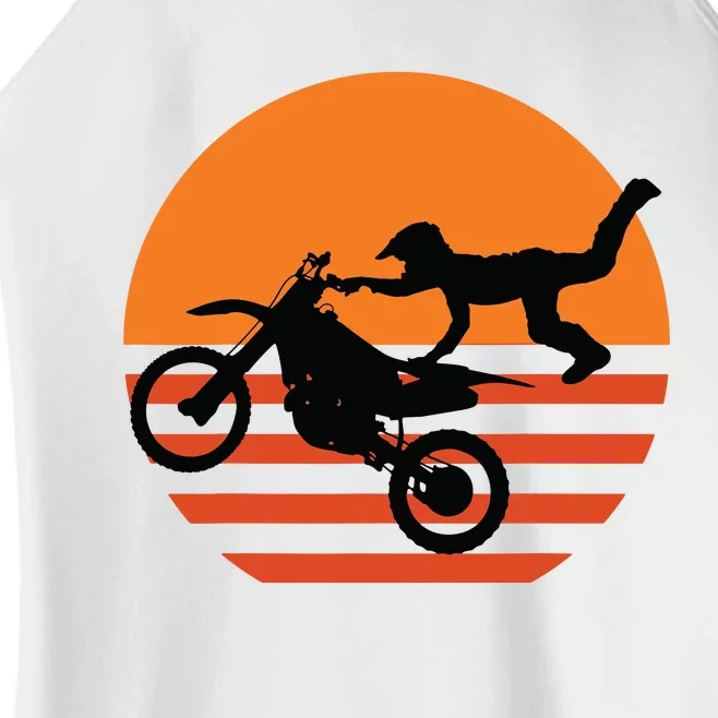 Supercross Motocross Brap Dirt Bike Rider Tee Women’s Perfect Tri Rocker Tank